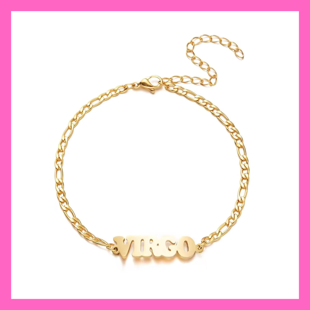 Virgo Zodiac Anklet