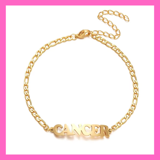 Cancer Zodiac Anklet