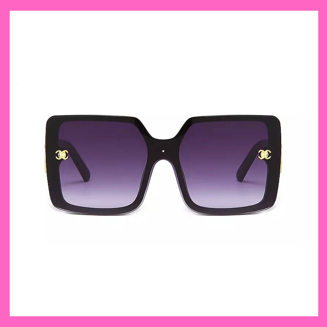 Black Double C Luxury Sunglasses