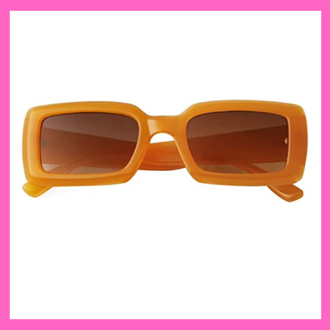 Orange Retro Sunglasses