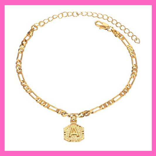 A Initial Letter Anklet